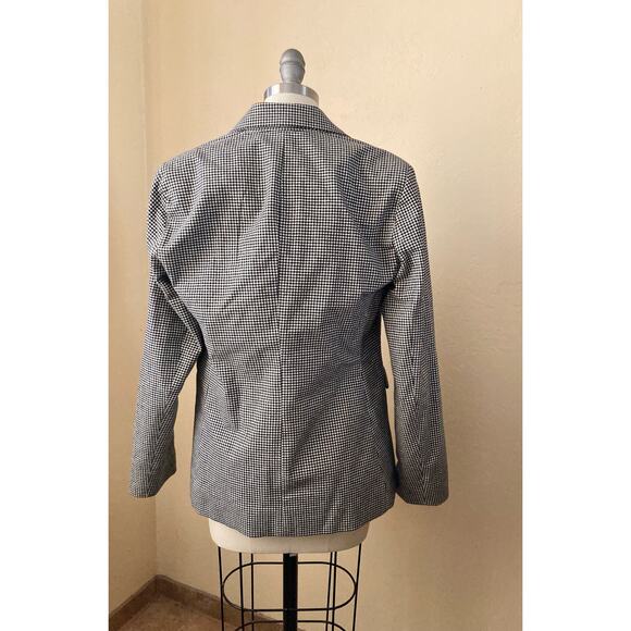 Free Assembly Women's Jacket Blazer Size S Black Checkered Button Up NWOT - Picture 8 of 11